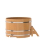 Купель BentWood круглая из лиственницы (D=1,50 м.), h=1 м. Натуральная Премиум для бани фото - 3 BentWood круглая из лиственницы (D=1,50 м.), h=1 м. Натуральная Премиум купель фото фото - 3