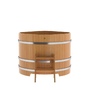BentWood угловая из лиственницы (1,19х1,19 м.), h=1 м. Натуральная Премиум купель фото  фото - 4