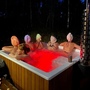 Купель Фурако Polar Spa ELITE QUATTRO 200 квадратная с интегрированной печью для 6-8 человек (термососна светлая) фото  фото - 12