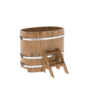 Купель BentWood овальная из дуба 0,76х1,16 м.), h=1,1 м. Натуральная Премиум для бани фото - 1 BentWood овальная из дуба (0,76х1,16 м.), h=1,1 м. Натуральная Премиум купель фото фото - 1